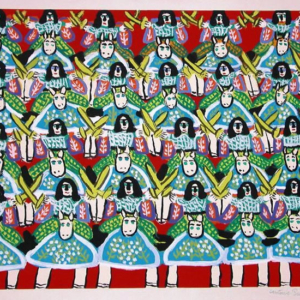 Cavalhada de Frente 56x76cm